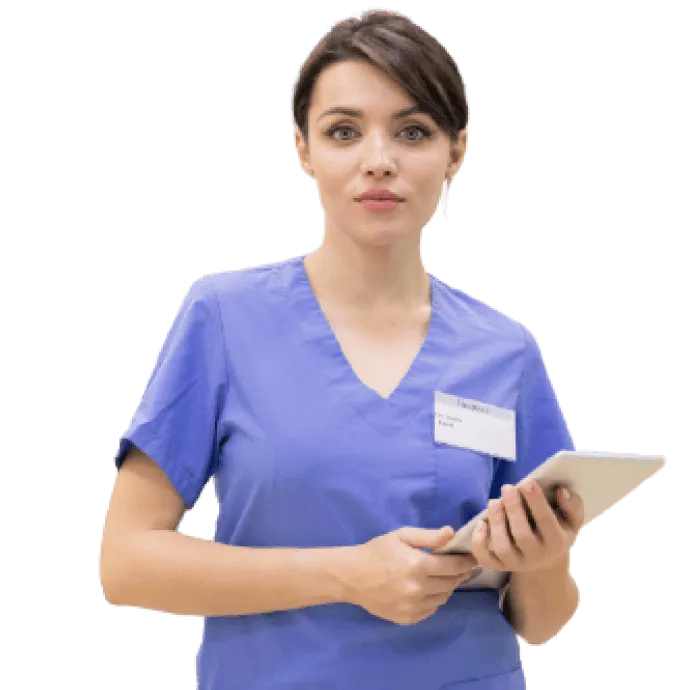 Enfermera profesional de laboratorio clínico